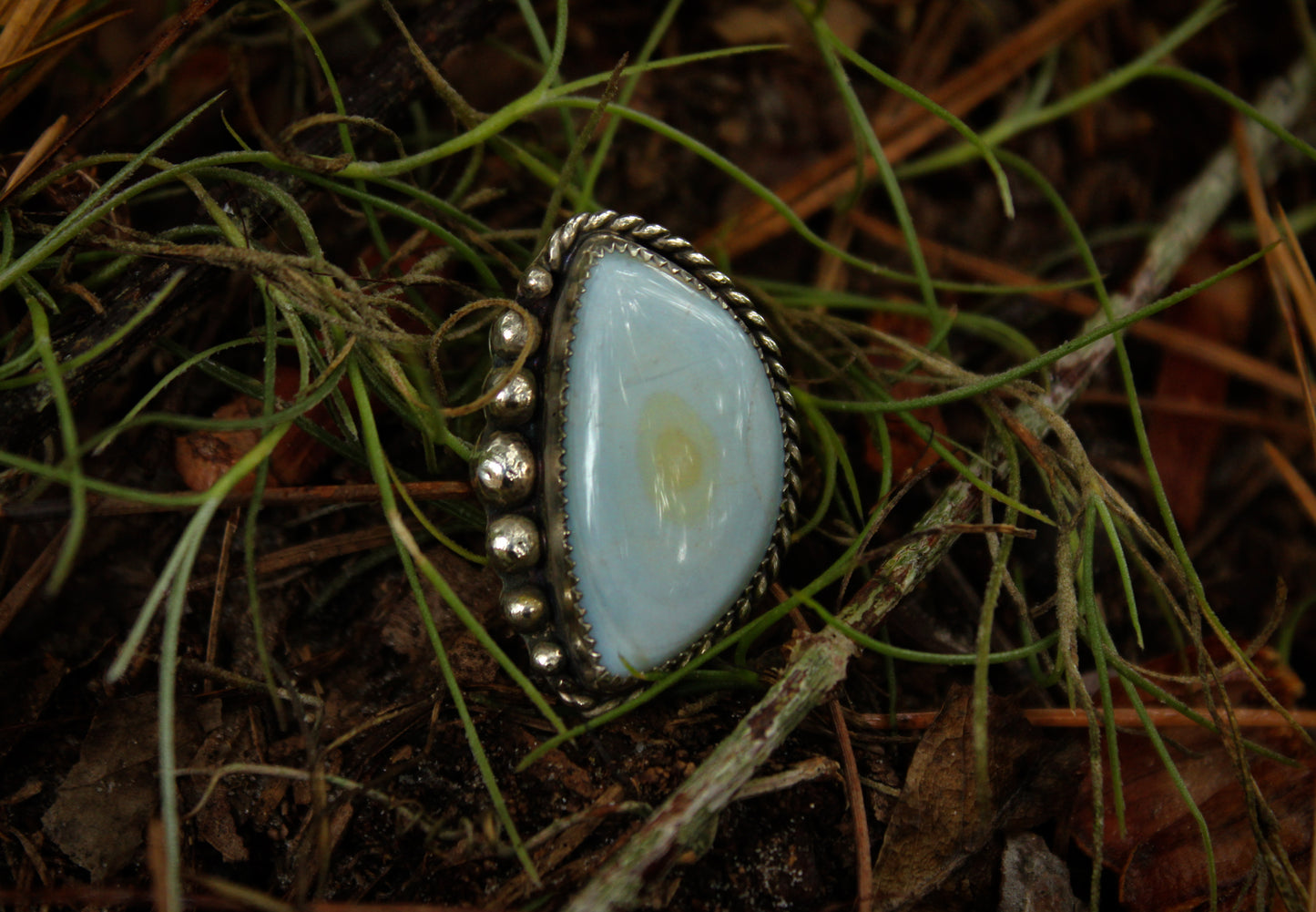 Blue Opal Ring