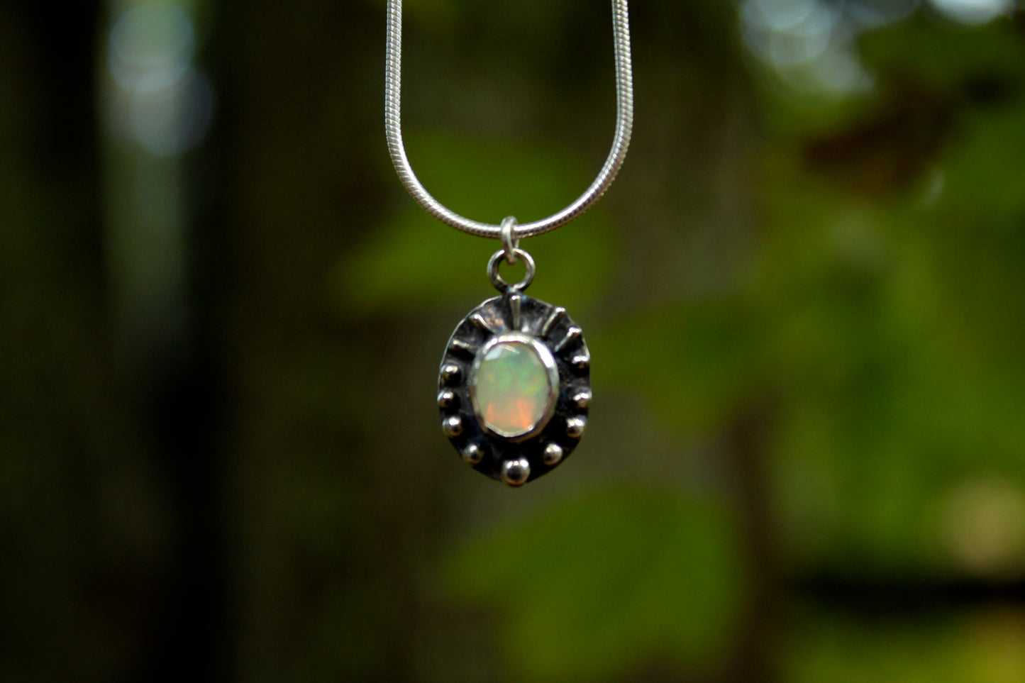 Ethiopian Opal Pendant